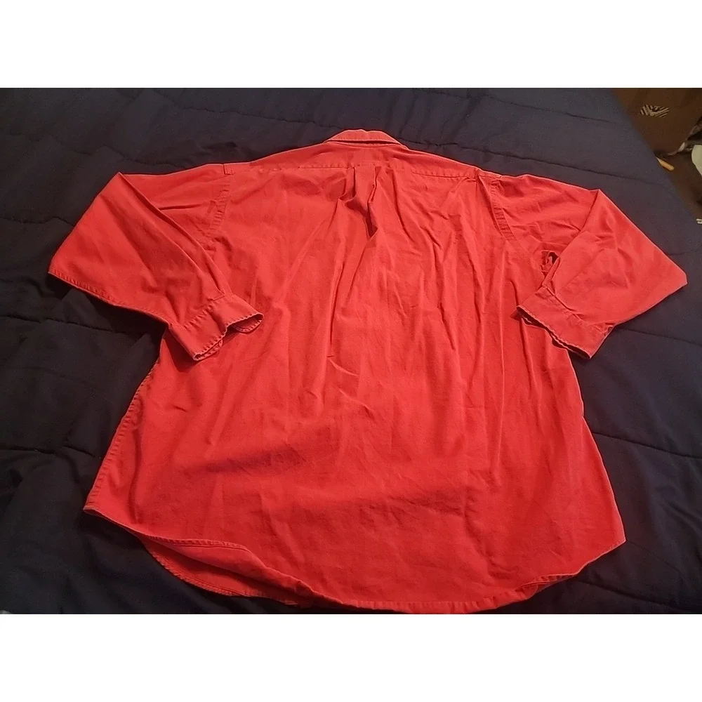 POLO Ralph Lauren Shirt Men's Size L Blaire Red‎ 100% Cotton